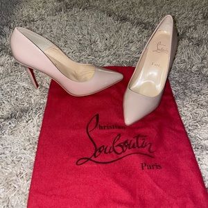 Christian Louboutin Nude Red Bottom Pumps